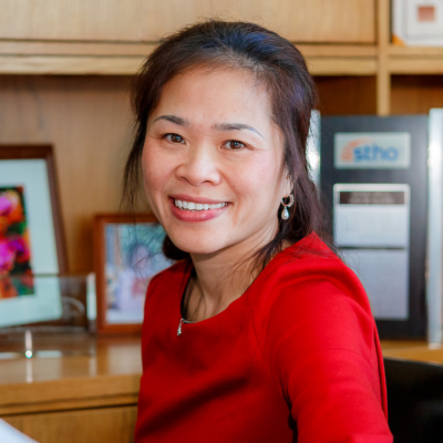 A portrait of Trang Nguyen
